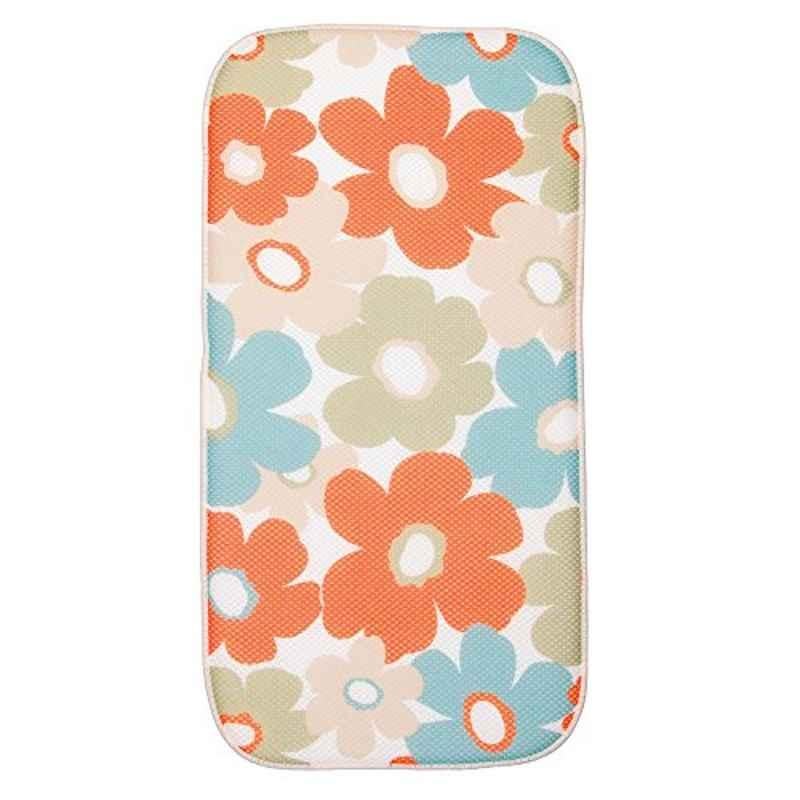 18x9 inch Polyester Floral Mini Kitchen Mat