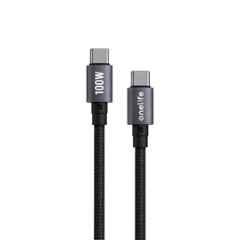 Onelife CoreC 1.5m 100W Nylon Black Type C to C Fast Charging Cable with 6 Months Warranty, OLC-34