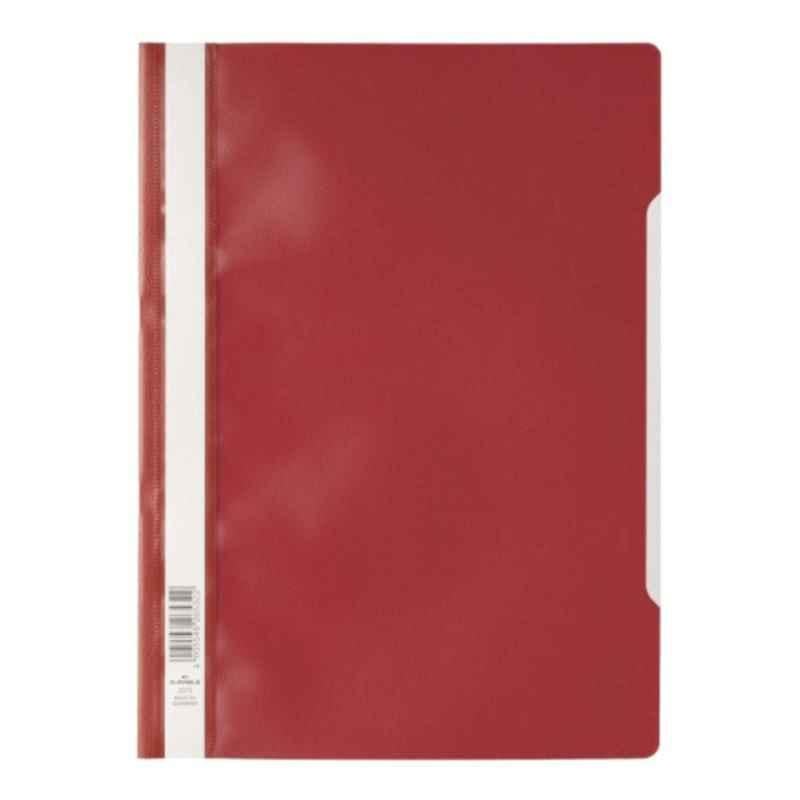 Durable 2573-03 A4 Red Economy Clear View Folder