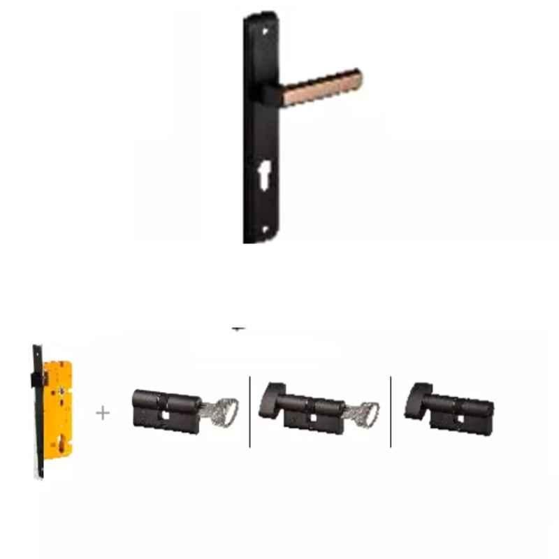 Dorset Kaira-X ML KAI 10 inch Stainless Steel GMWD Finish Lock Set with Knob & 70mm Key Cylinder