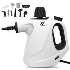 NexLev 1050W 450ml White Steam Cleaner with 9 Accessories for Home & Office, SC-05