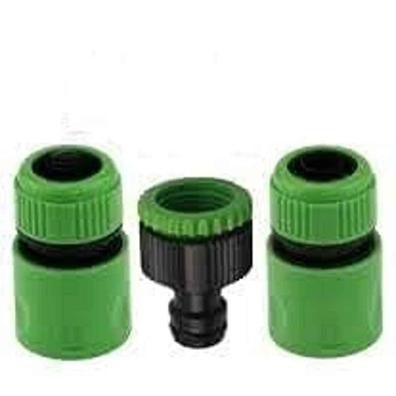 Abbasali 3 Pcs Garden Water Hose Pipe Tap Adapter Set