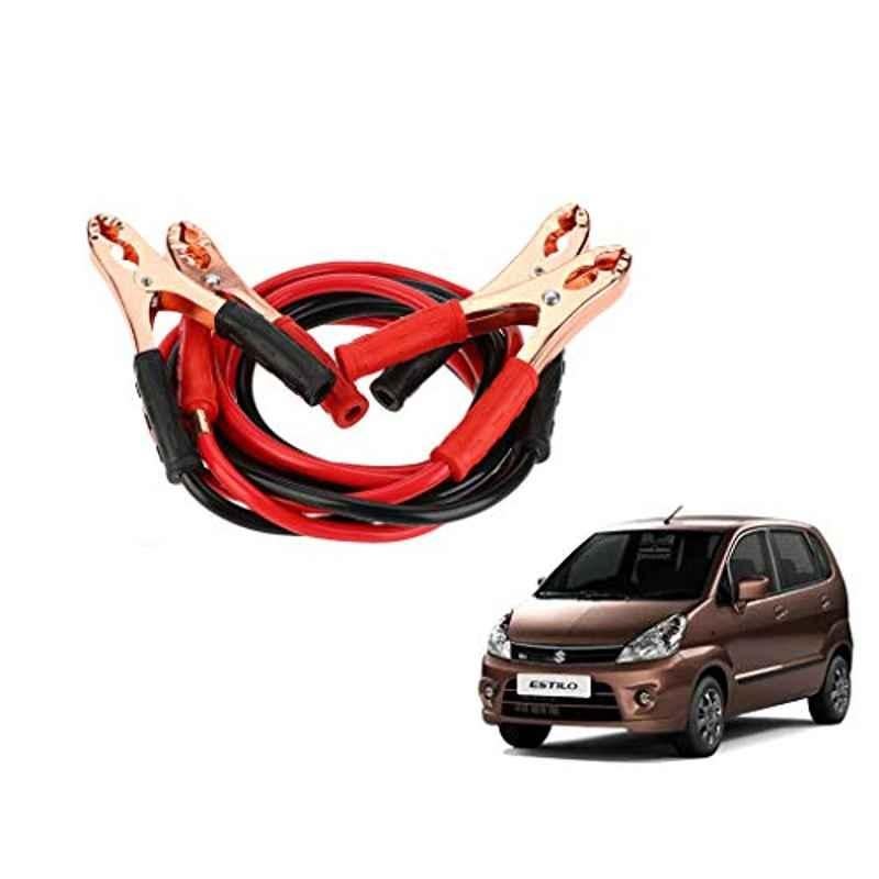 Kozdiko 7.5ft Copper Core Red & Black Heavy Duty Car Battery Booster Cable for Maruti Suzuki Zen Estilo