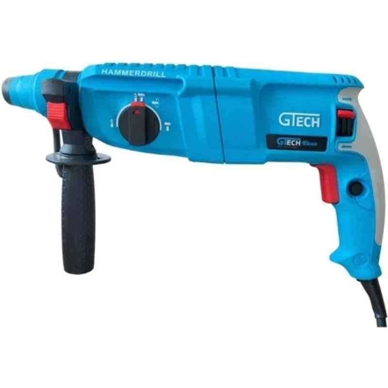 G-Tech 26mm 2000W 1100rpm Blue & Black Hammer Drill, GT-26MM-HD
