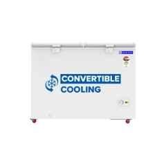 Blue Star 350 Litre 4 Star White Hard Top Double Door Deep Freezer, HT4-N350