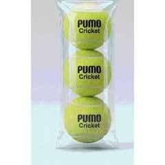 Rishab Traders PUMO Heavy Duty Tennis Cricket Balls (Pack of 3) Neon Yellow) Tennis Ball (Standard) (Pack of 3) Green)