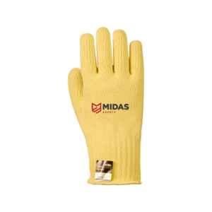 Midas 300-400 deg C Yellow Kevlar Heat Resistant Hand Gloves