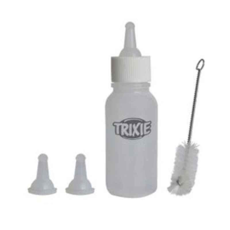 Trixie 57ml Suckling Bottle Set for Nursing Kittens & Puppies, 301545