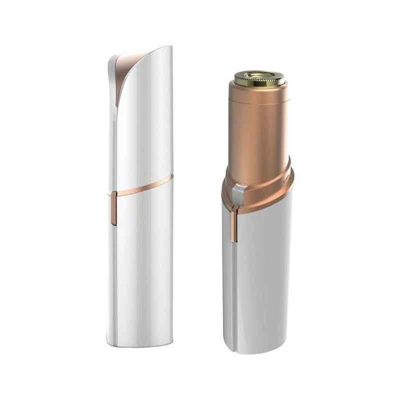 Geepas 20.1cm White & Rose Gold USB Rechargeable Electric Hair Trimmer, GLS86039