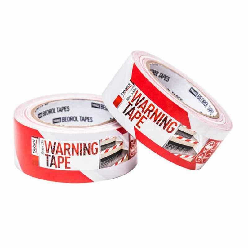 Beorol Warning Tape, SZOCB, 50x33 m, Red/White