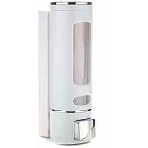 Prestige 400ml Plastic White Wall Mounted Soap Dispenser