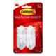3M Command Small 2 Pcs Plastic White Designer Hooks