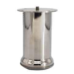 RAB 8 inch Stainless Steel Silver Sofa Leg, Dum (Pack of 2)