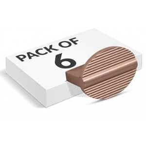 Plantex Knobs for Drawers/Drawer Knobs/Round Knob for Cabinets/Pull-Push Knob for Kitchen/Bedroom Drawer (Pack of 6) Rose Gold