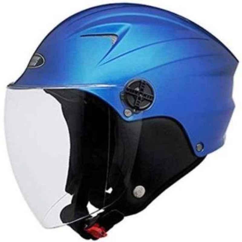 Studds Dude Matt Blue Sports Matt Blue Motorbike Helmet, Size (L, 580 mm)
