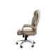 MRC Alpha Beige Faux Leather High Back Revolving Office Chair