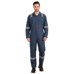 Club Twenty One Workwear Poly-Cot Cotton & Polyester Navy Blue Safety Coverall, 2018, Size: S