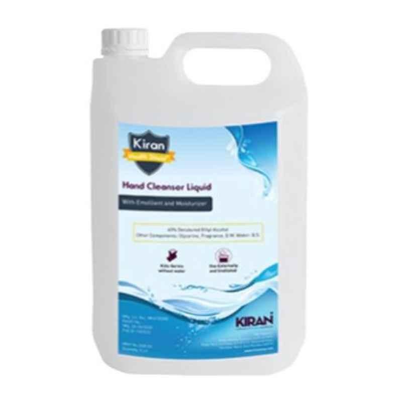 Kiran 5L 60% Ethanol Health Shield Hand Cleanser Liquid