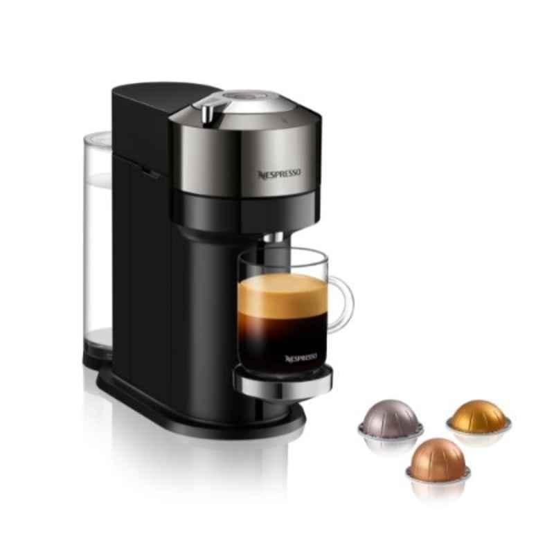 Nespresso Vertuo Next 1500W 1.1L Black Chrome Coffee Machine, GCV1-GB-ME-NE