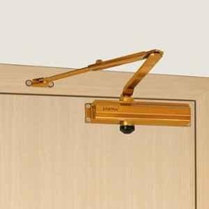 Plantex 75kg Golden Heavy Duty Automatic Door Closer for Wooden Doors & Home/Office/Hotel