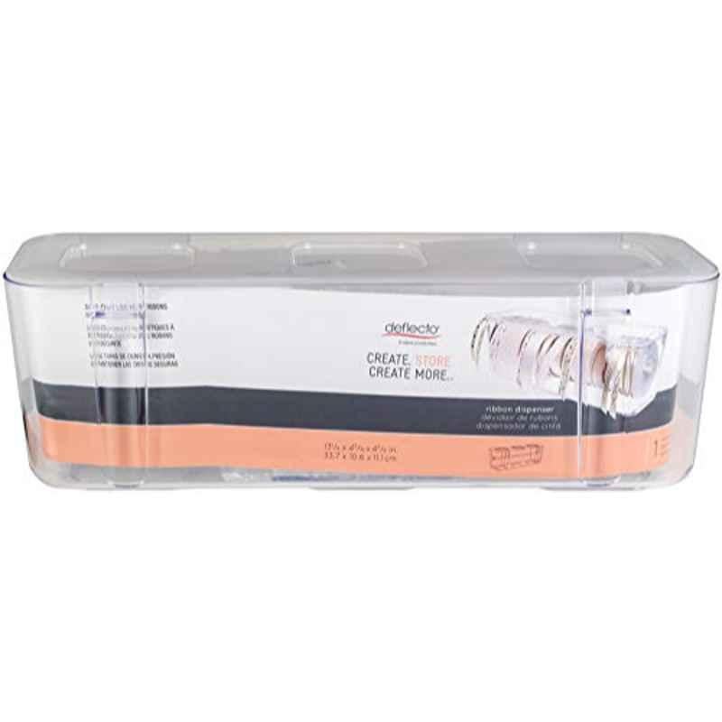 Deflecto Acrylic Clear Ribbon Dispenser, 29321CR
