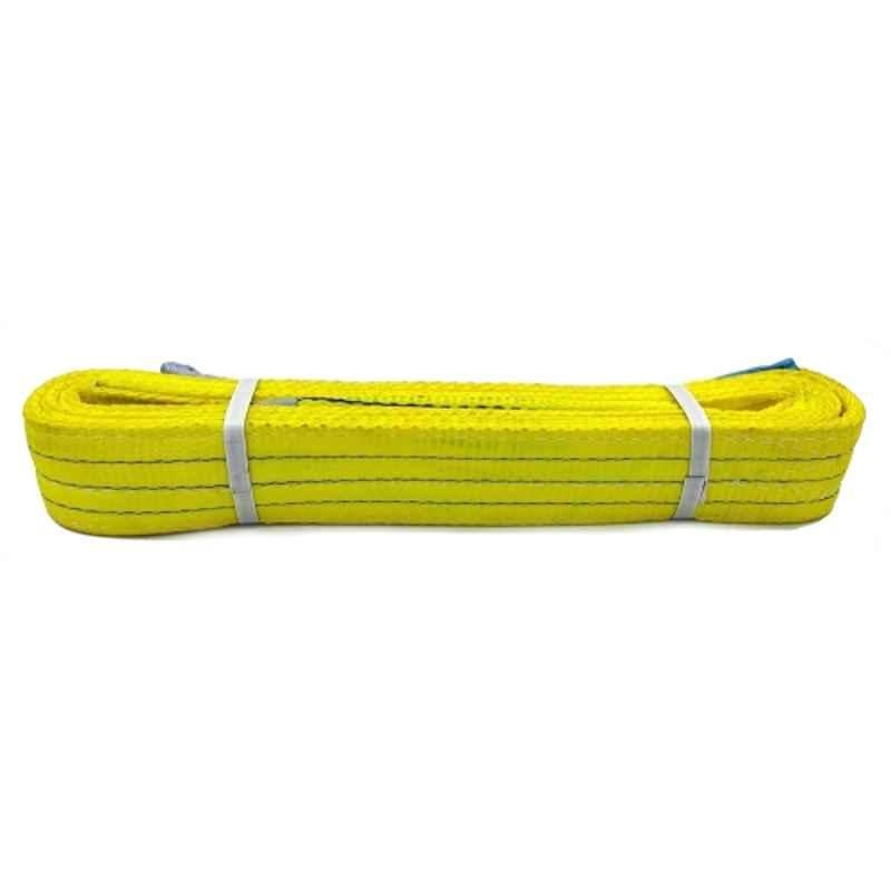 Vaultex 75mmx3Tx3m Yellow Polyester Webbing Sling, RAB