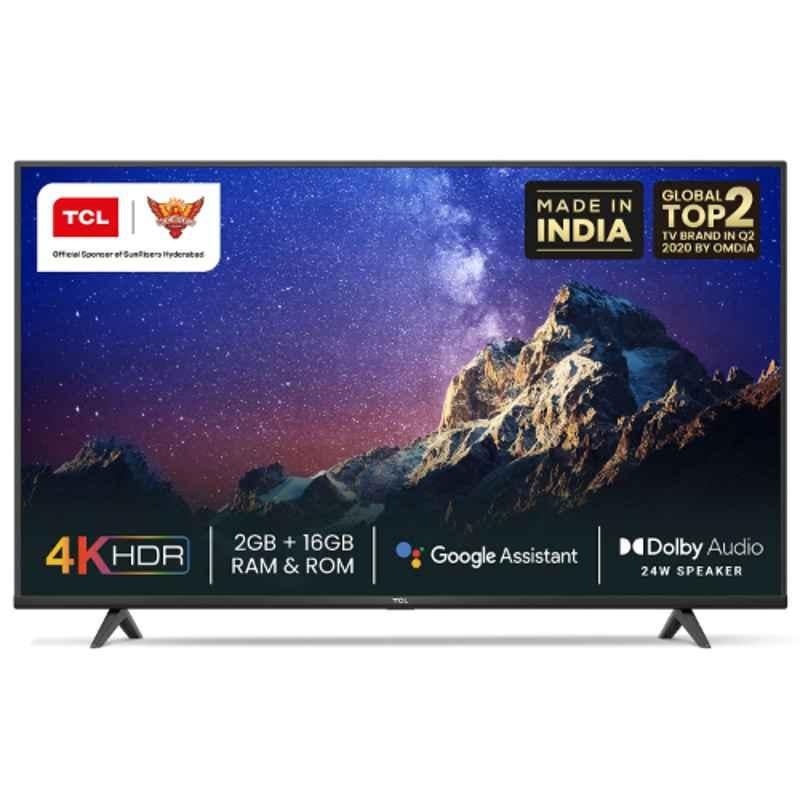 TCL 50P615 50 inch Black Ultra HD Android Smart LED TV