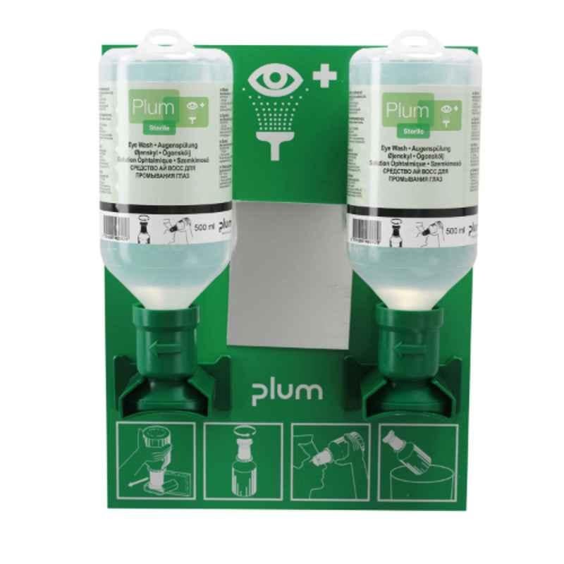 Plum 500ml Plum Eye Wash Station, 4694 (Pack of 2)