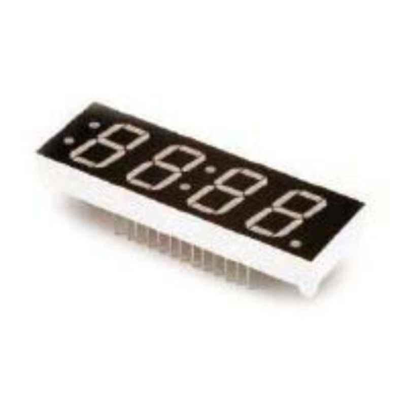 Oasistek 100 Pcs 0.56 inch Ultra Red Four Digit Display Module Set, TOF-5465