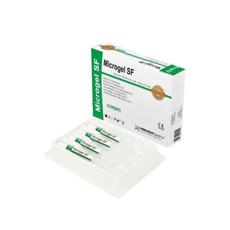 Prevest Microgel SF 4x5ml Syringe & 40 Pcs Applicator Tips Kit, REF 10011