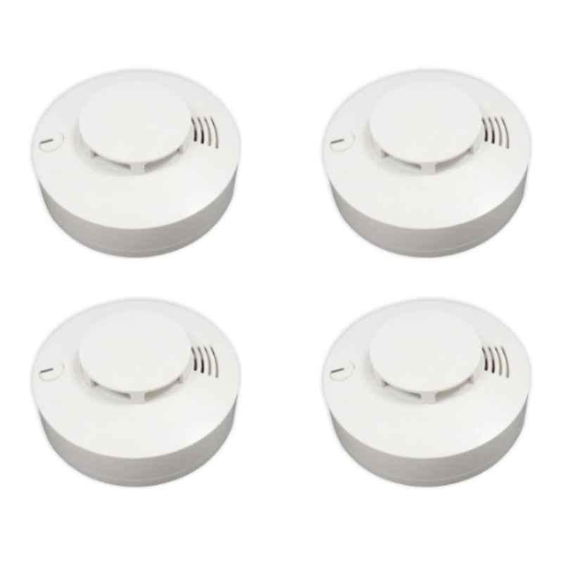 Impact by Honeywell Battery Operated High Performance Standalone Smoke Detector with Instant Audio Alert, JTYJ-GD-2330-B (Pack of 4)