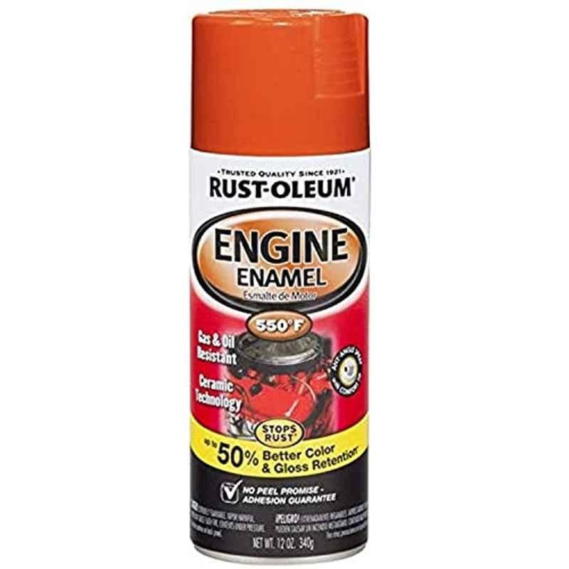Rust-Oleum 12 Oz Chevy Orange Cer Eng Enamel