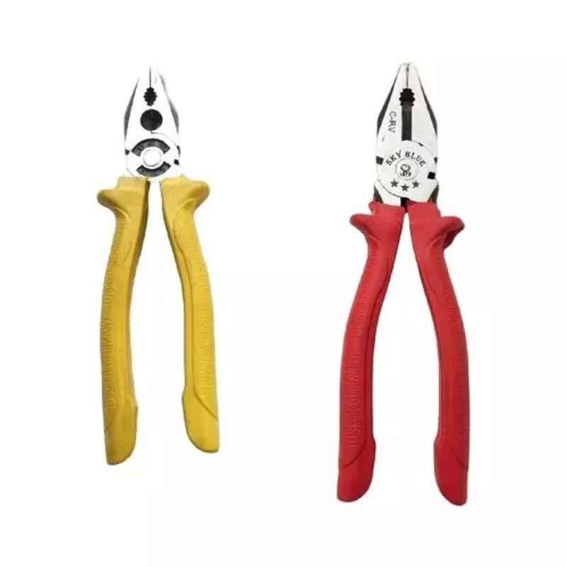 Sky Blue 2 Pcs 7.8 inch Lineman Plier Combo, SBE_PLIER_0087
