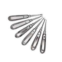 Forgesy 6 Pcs Stainless Steel Curve Head Dental Root Elevator Set, FORGESY265