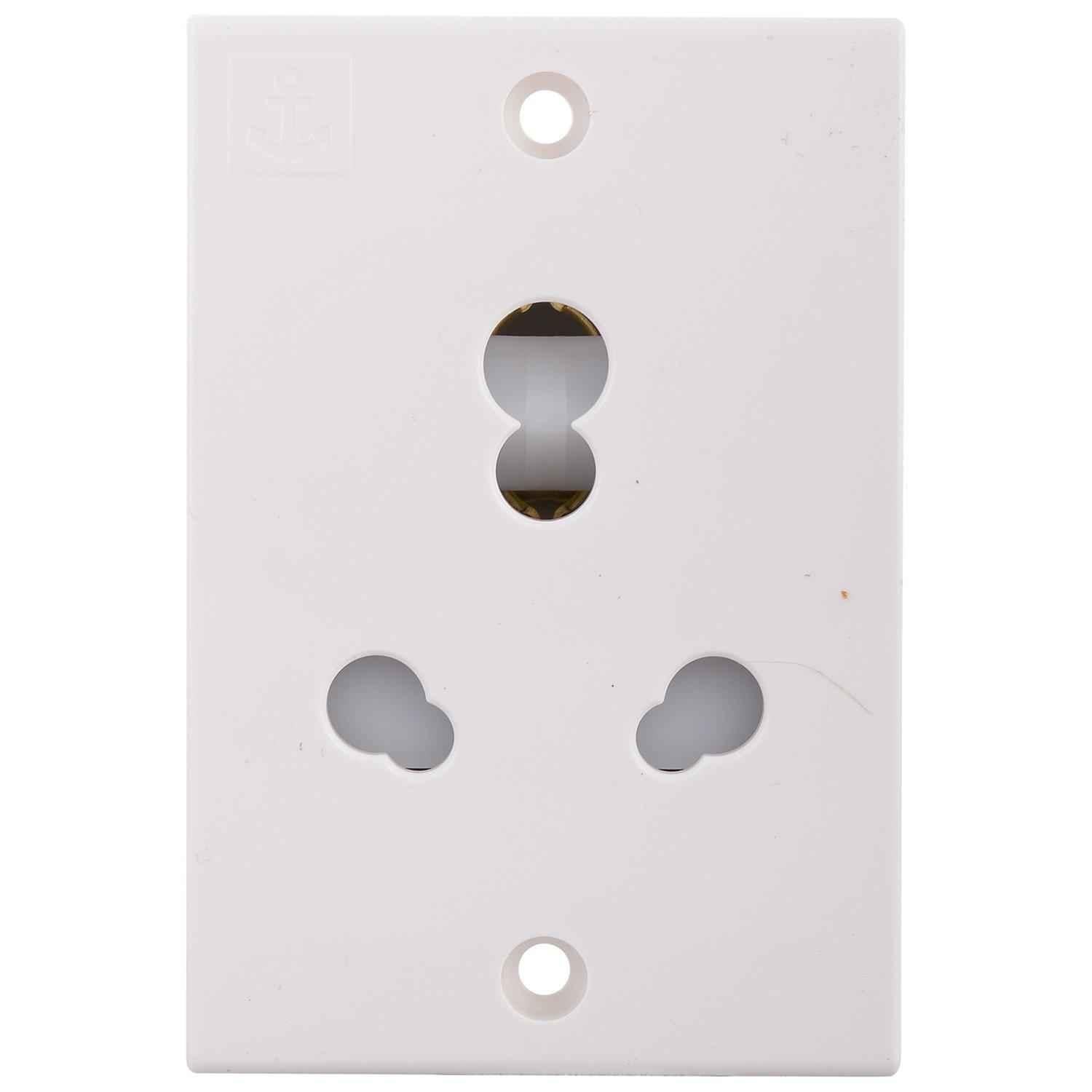 Buy Anchor Penta 20A & 10A White Universal Power Socket with 2 Fixing