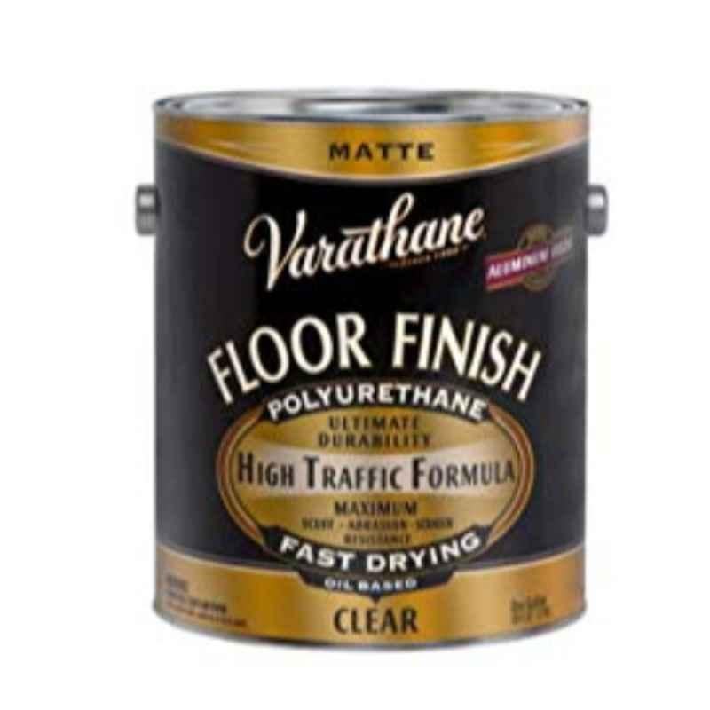 Rust-Oleum Varathane 1 Gallon Clear 286768 Matte Oil Based Fast Drying Premium Floor Finish