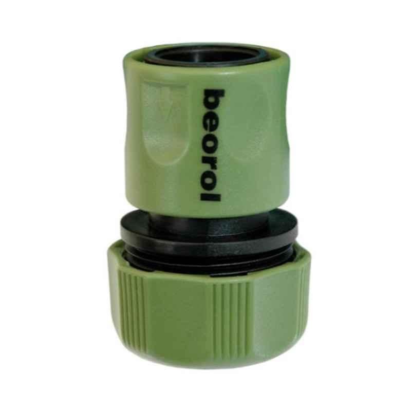 Beorol 0.75 inch ABS Green & Black Hose Connector