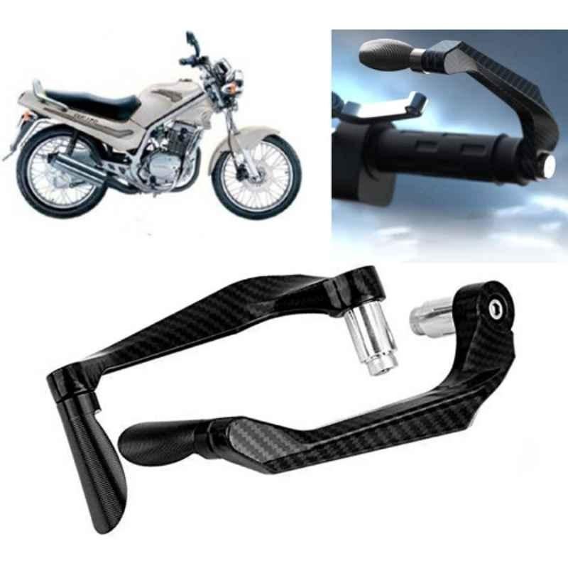Auto Pearl 2 Pcs Aluminium Carbon Black Brake Clutch Lever Set for Kawasaki Kinetic GF 170