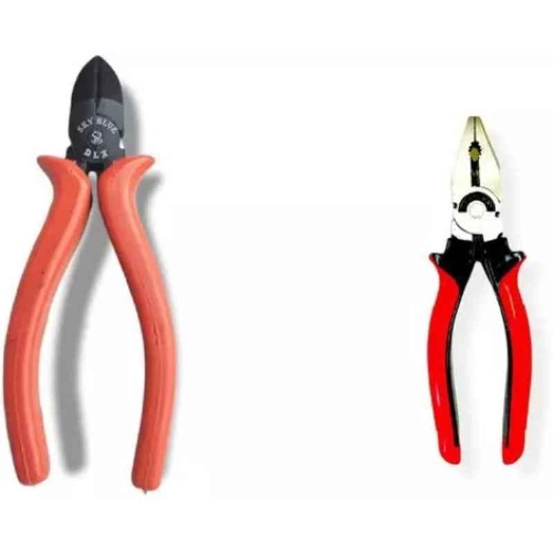 Sky Blue 2 Pcs 7.8 inch Lineman Plier Combo, SBE_PLIER_0768
