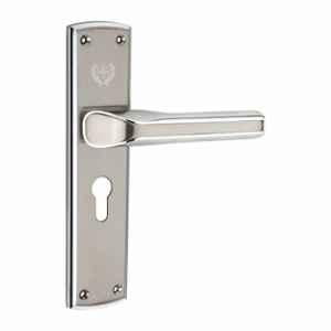 Harrison Kia 72x25x38mm Zinc S/N Finish Mortise Handle Set with Baby Latch & Full Plate, 98843