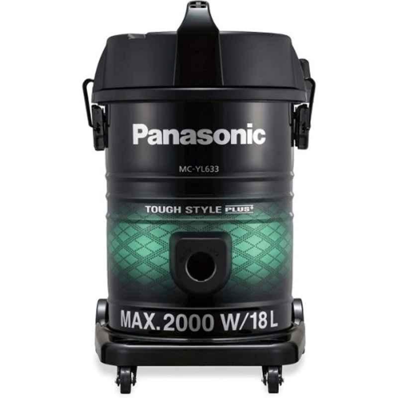 Panasonic 2000W 18L Black Drum Vacuum Cleaner, MCYL633