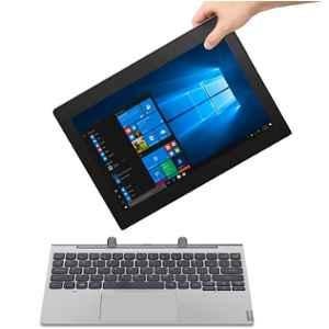 Lenovo IdeaPad D330-10IGL Intel Celeron N4020 4GB RAM/128GB SSD/Windows 10 Home 64 & 10.1 inch HD IPS Detachable 2 in 1 Mineral Grey Laptop, 82H0001YIN