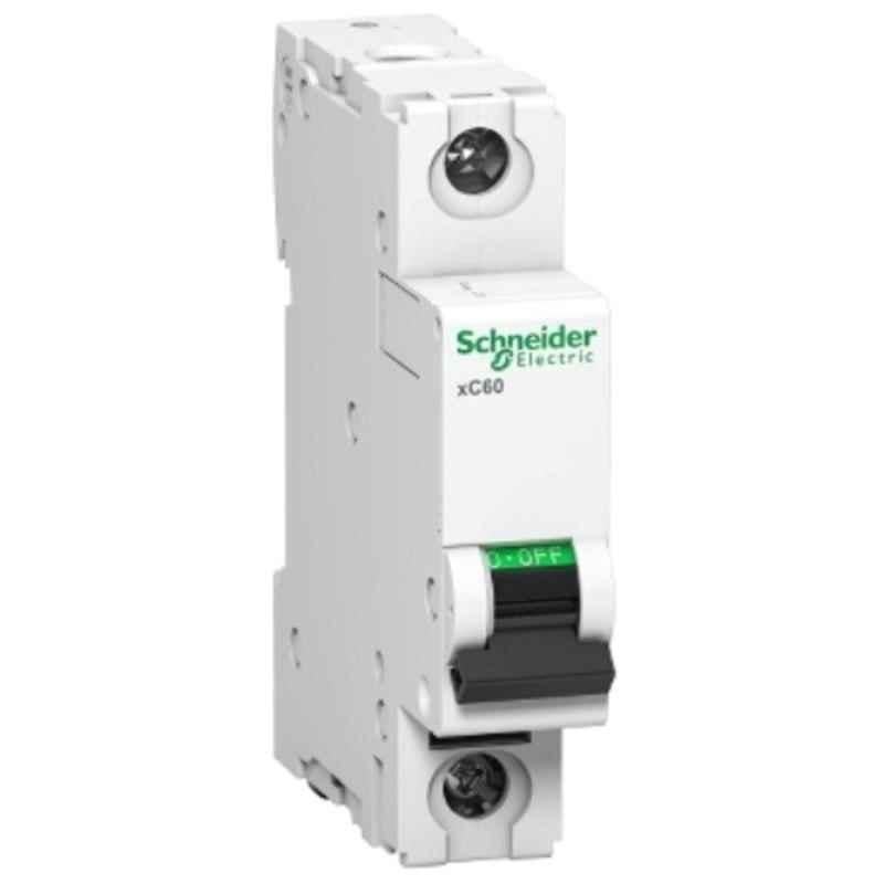 Schneider Electric Acti9 xC60 16A B-Curve Single Pole MCB, A9N1P16B, Breaking Capacity: 10 kA, (Pack of 20)