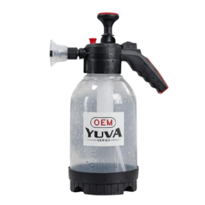 OEM Yuva 2 Litre Plastic Black & Red Hand Pressure Foam Spray Bottle