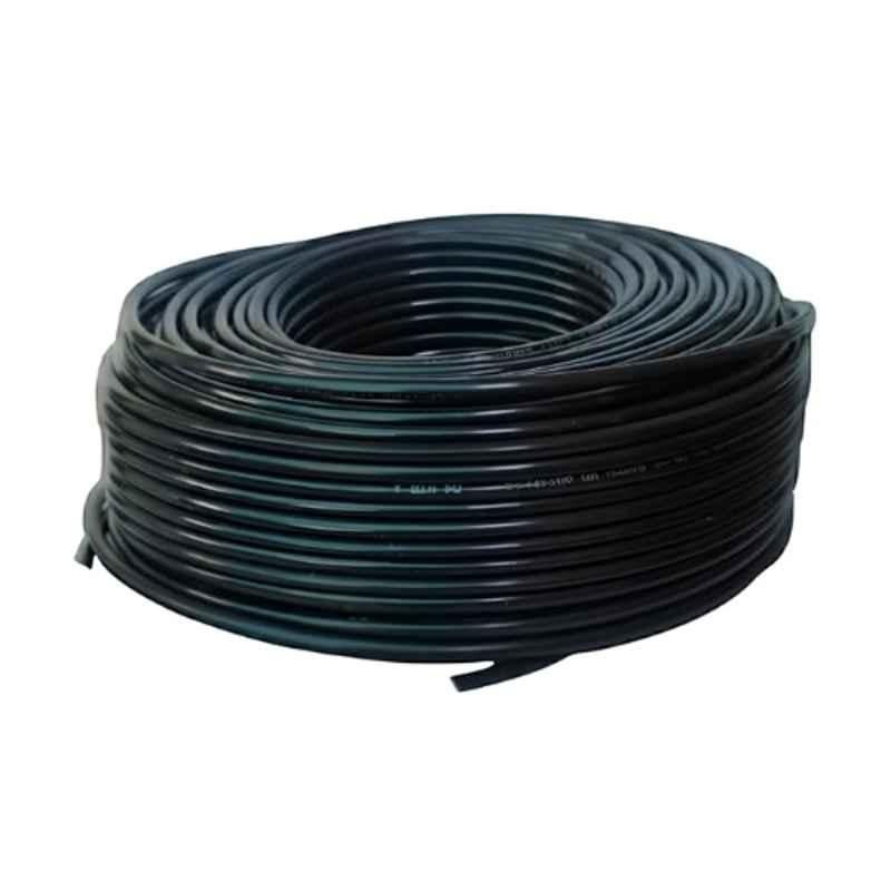 CP Plus 90m 3+1 Black PE Insulated Outdoor CCTV Cable with Solid Bare Copper Conductor, CP-ECC-90RSO