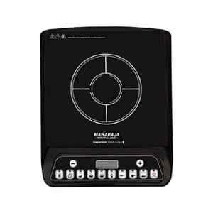 Maharaja Whiteline Superion 12DX Neo Plus 1200W Black Induction Stove, IC-123