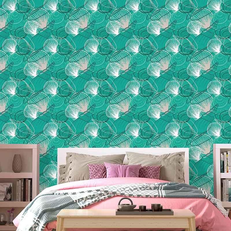 Asian Paints EzyCR8 300x45cm Paper Sea Shells Self Adhesive Wall Sticker, HPCA25774