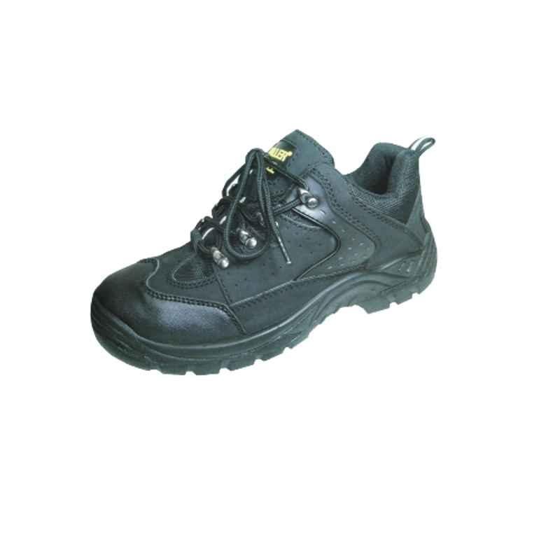 Olympia Ex K 1068 Action Leather miller Steel Toe Black Safety Shoes, Size: 43