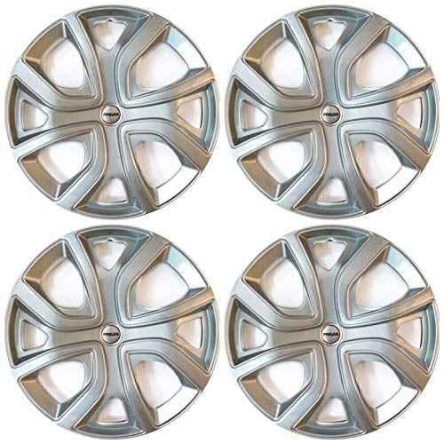 Buy Prigan 4 Pcs 14 inch Polypropylene Silver Wheel Cover Set for