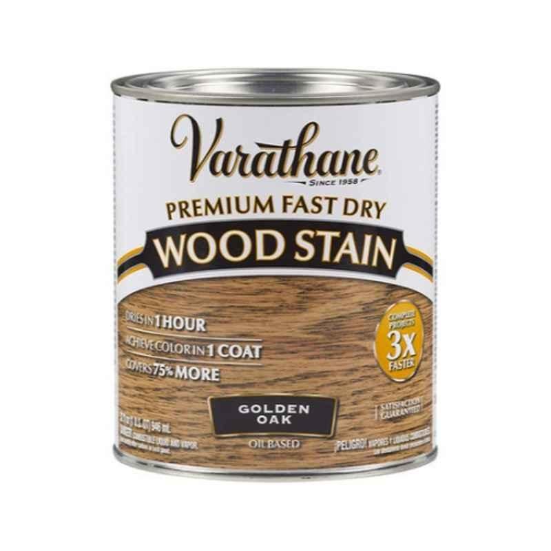 Rust-Oleum Varathane 32 Oz Golden Oak Premium Fast Dry Wood Stain, 262003
